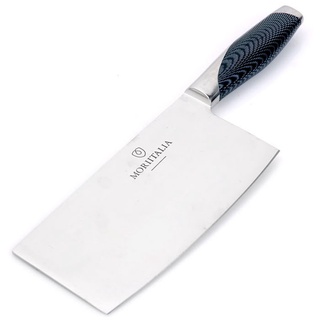 Dao chặt xương chặt sườn chặt gà moriitalia mr100040 thép không gỉ chắc chắn sắc bén dao nặng vừa phải và chặt đầm