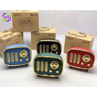 AL11 Retro Radio Wireless Audio Car Mobile Phone FM Bluetooth Speaker Outdoor Portable Subwoofer Stereo