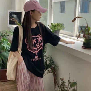 Set áo phông quần ống suông cá tính