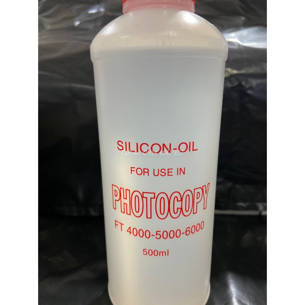 Dầu silicon 500ml dùng cho máy photo, máy in