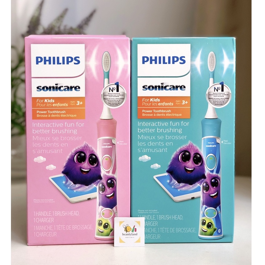 Bàn chải điện trẻ em Philips Sonicare For Kids dành cho bé từ 3 tuổi