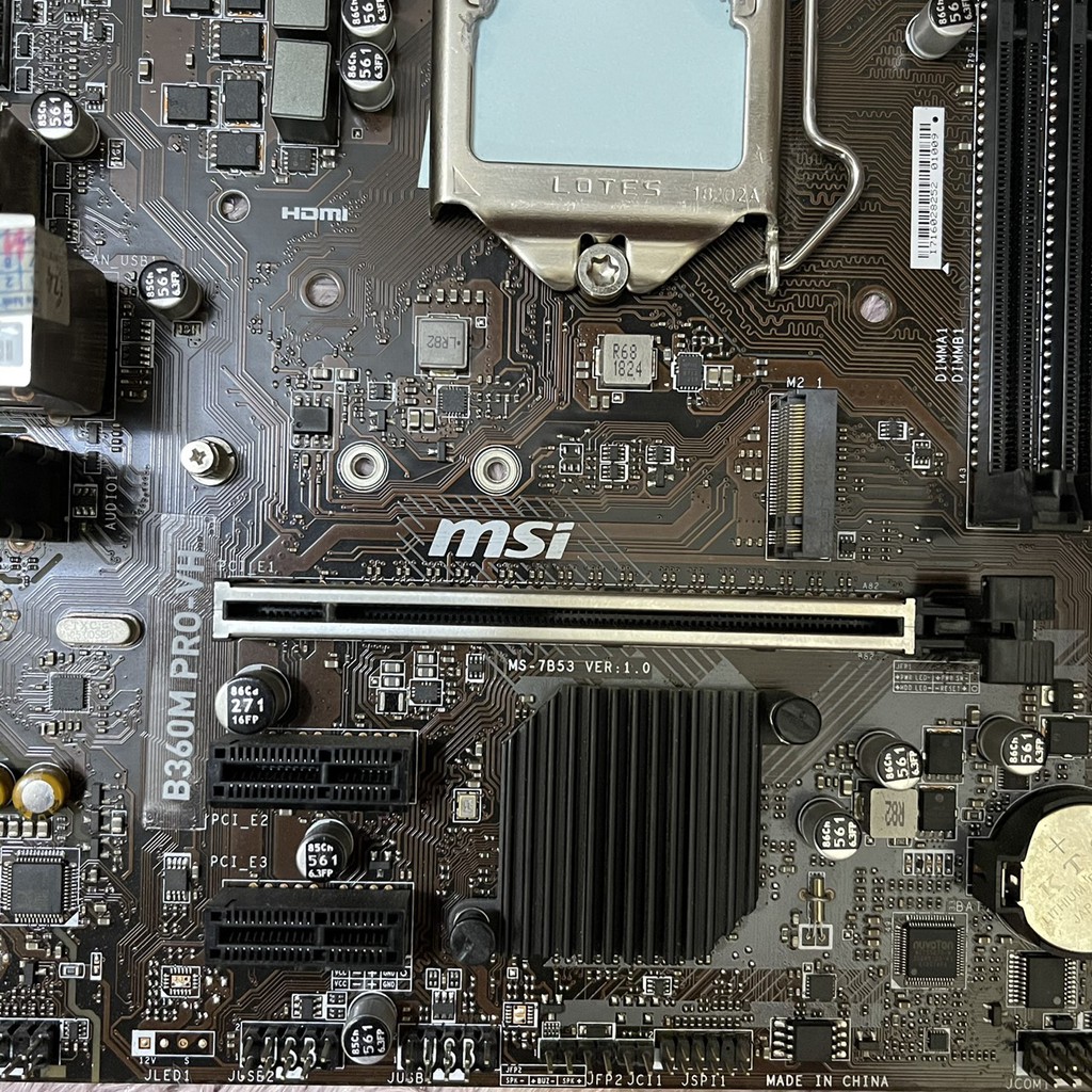 Bo mạch chủ Msi B360 PRO VH bảo hành Mai Hoàng 12/2021 Đủ chặn - Main b360-provh