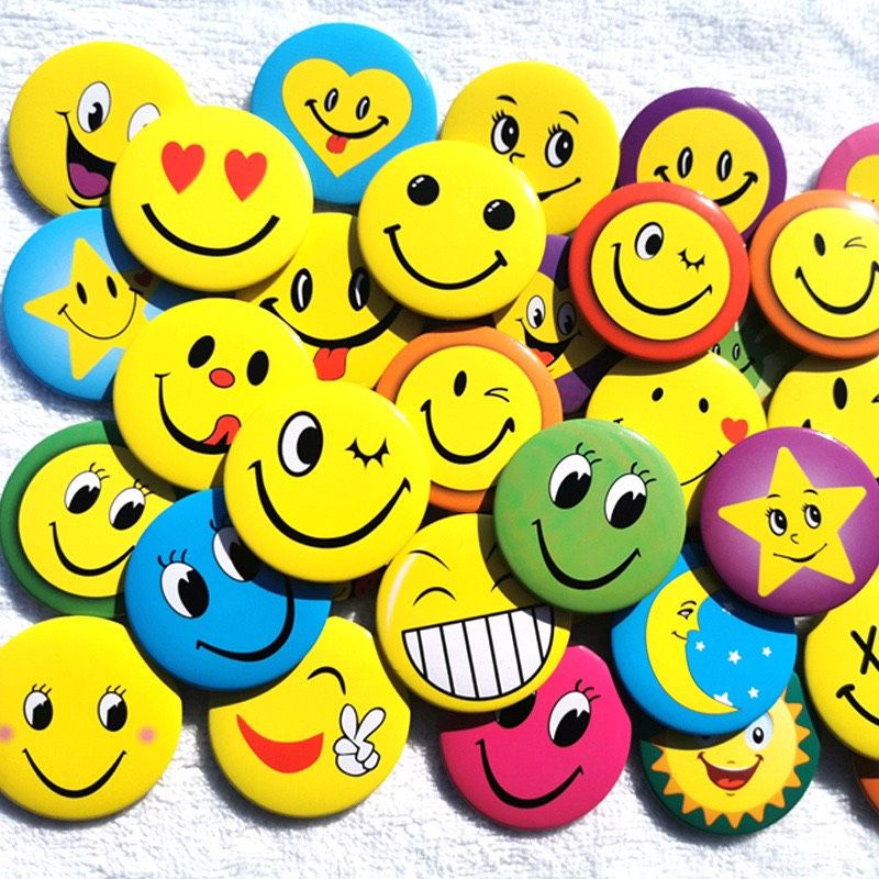Ghim cài trang trí _ Mặt icons dễ thương