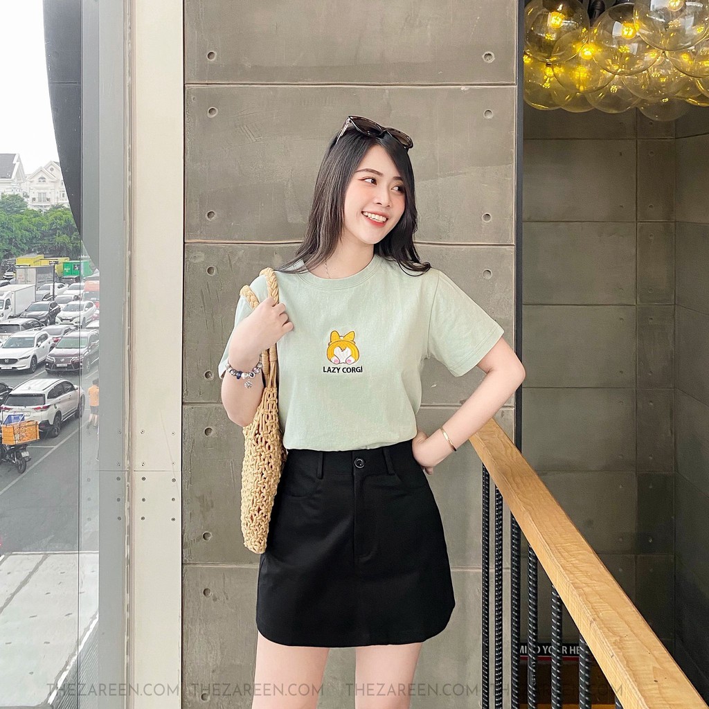 [Mã SKAMCLU7 giảm 10% tối đa 50K đơn 0Đ] CHÂN VÁY CHỮ A BASIC ZAREEN VAA29 ĐEN | BigBuy360 - bigbuy360.vn