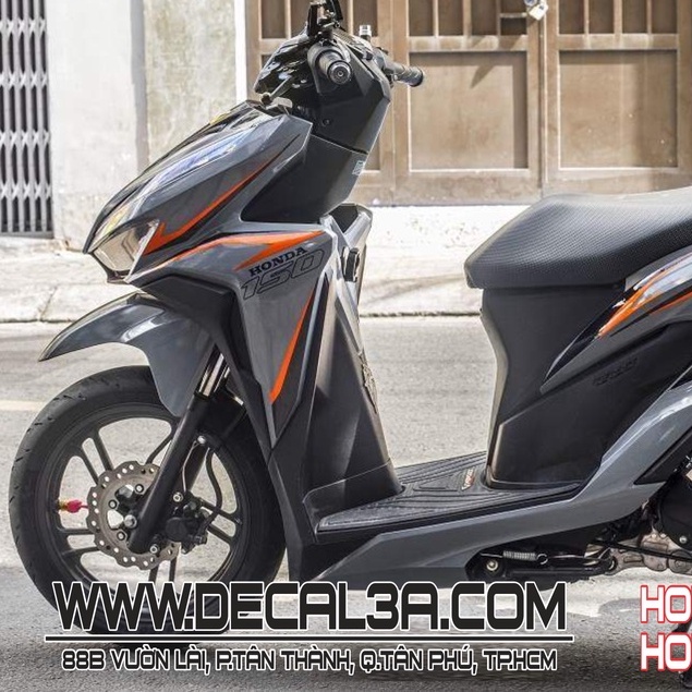 Tem Vario 150 xe xám phối tem đen cam