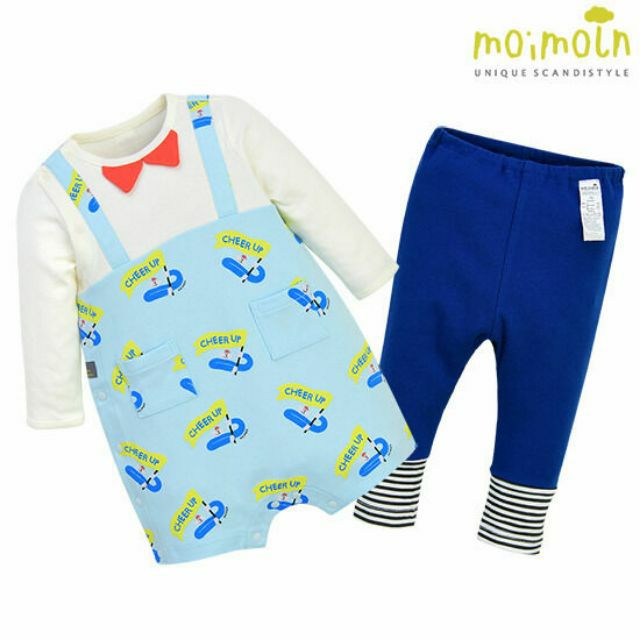 (Sz 80)- Set Body+quần cotton giả yếm xuất Hàn (lỗi/ko lỗi)