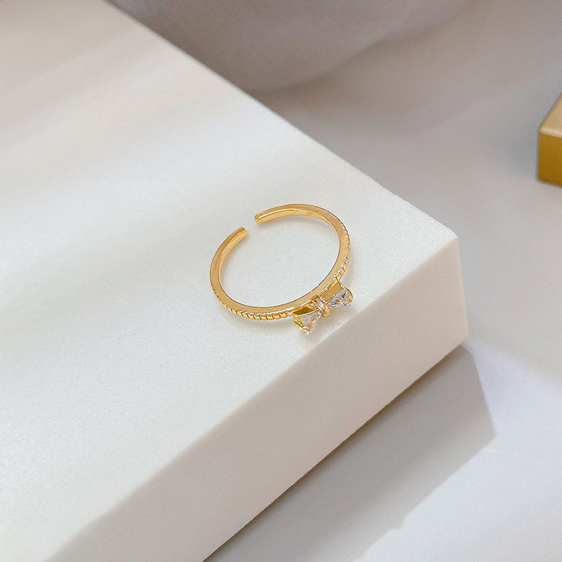18k Gold Plated Ring Adjustable Size