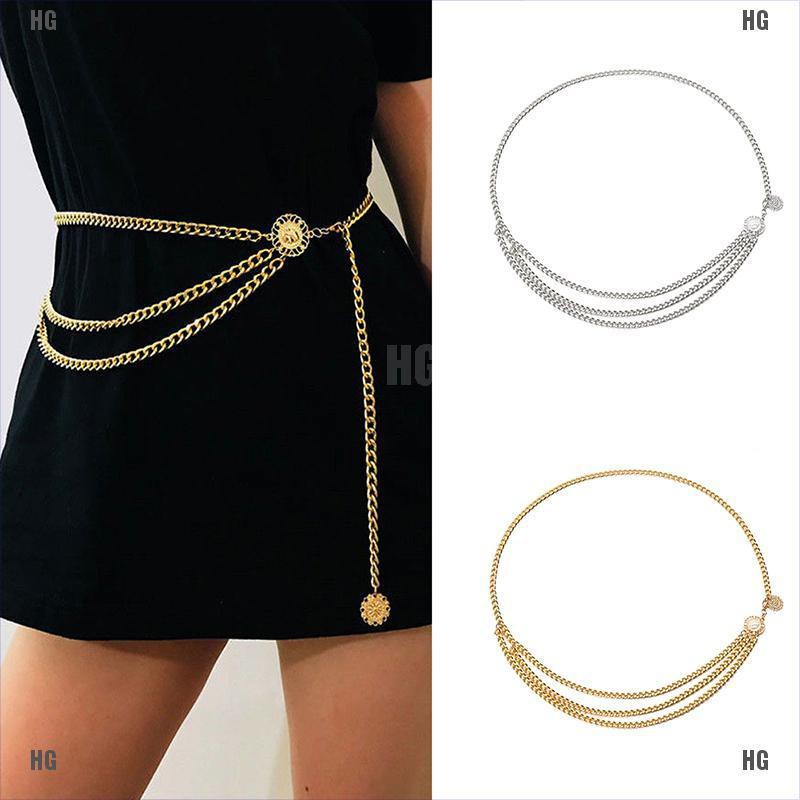 Thắt Lưng Kim Loại Phong Cách Retro