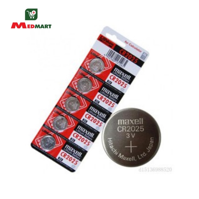 [Chính Hãng] Pin CMOS MAXCELL CR2032 CR2025 1 Vỉ 5 Viên Made in Japan - Medmart