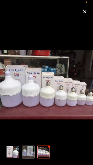 Bóng led trụ Yến Quân - siêu rẻ, siêu bền (đủ cỡ: 5w - 10w - 15w - 20w - 30w - 50w)