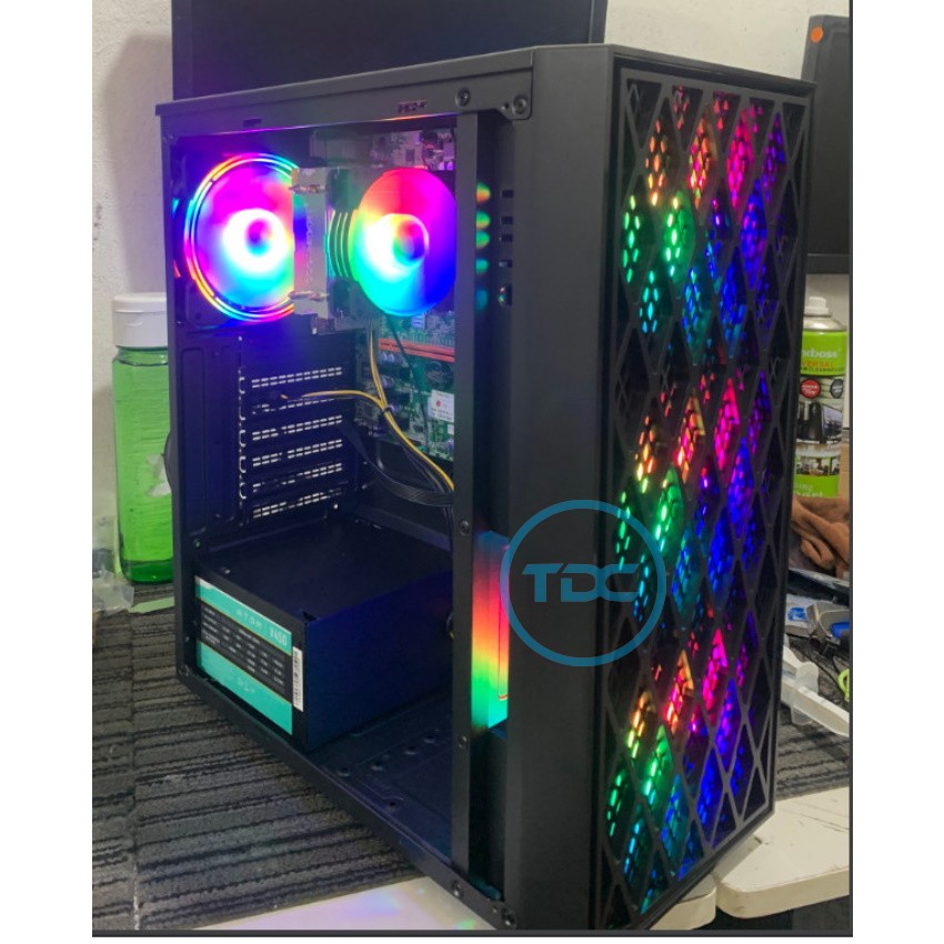 Bộ máy tính chơi game H61 , i5 3470, ram 8GB, ổ cứng HDD 500GB; Màn 22 inch Tặng kèm 1 SSD 120GBvà 1 bộ phím chuột Game