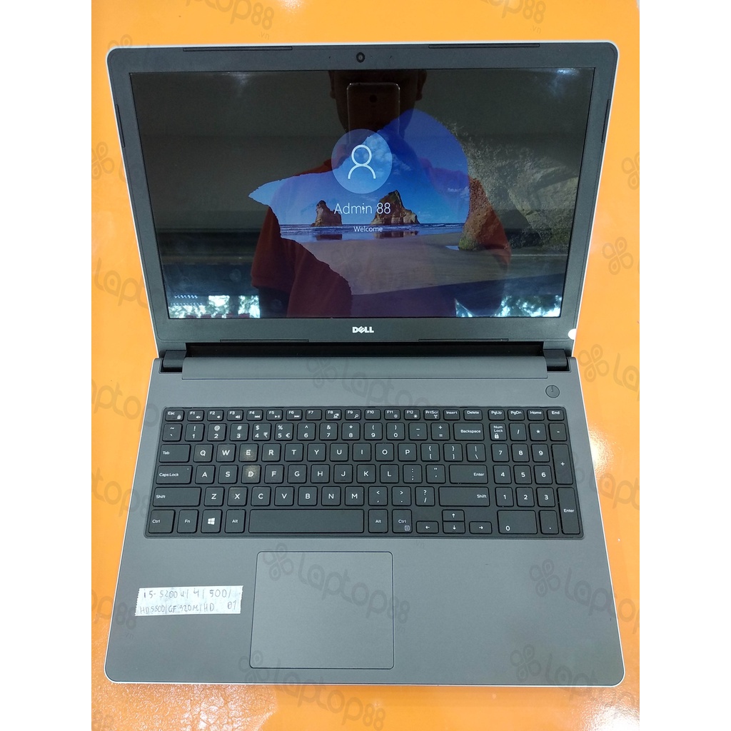 Laptop mới đến 95% Dell Inspiron 5559 Core i5 5200U, RAM 4GB, ổ HDD 120GB
