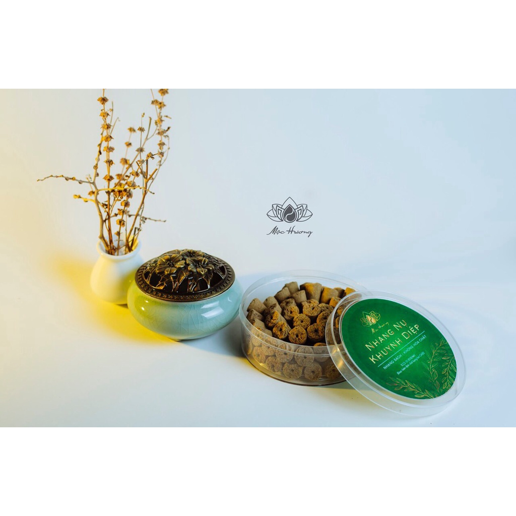 Nhang nụ sạch Mộc Hương 100% từ thiên nhiên, dùng cho lư và thác khói Hương Trầm Hương Trầm Sả Quế Khuynh Diệp Thảo Dược