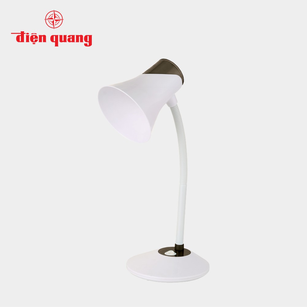 Đèn bàn bảo vệ thị lực Điện Quang ĐQ DKL15 WBK BW (Màu trắng-đen, bóng led warmwhite)