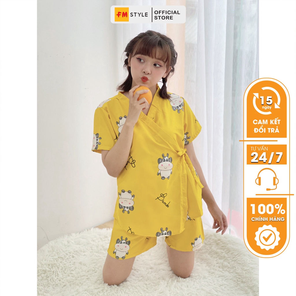 [Mã FMSTYLE30 giảm 10% đơn 99k] Đồ bộ Pijama nữ FM Style chất vải kate thái xịn, mềm mịn - thoáng mát 21060430 | BigBuy360 - bigbuy360.vn