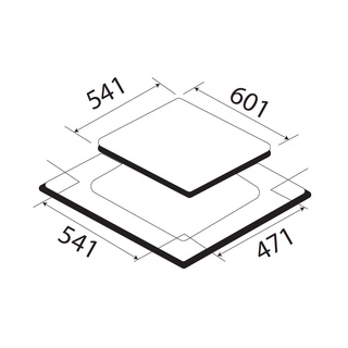 Bếp ba điện từ Kaff KF-SQ38IH