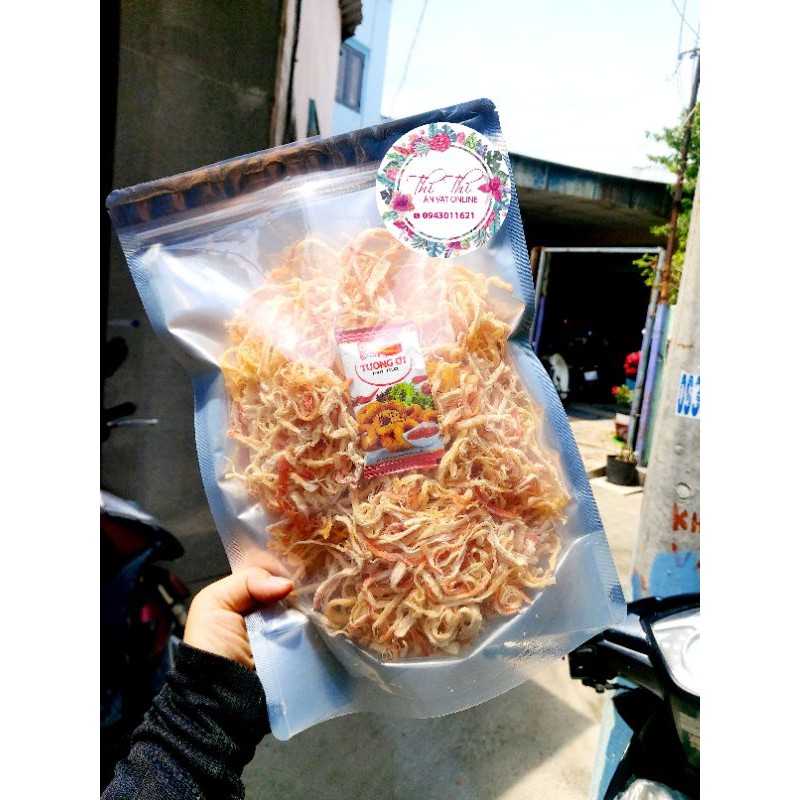1Kg Khô mực hấp nước dừa xé sợi Nha Trang dai ngon ngọt thịt, hàng loại 1 chất lượng, mực xé sợi, mực hấp dừa