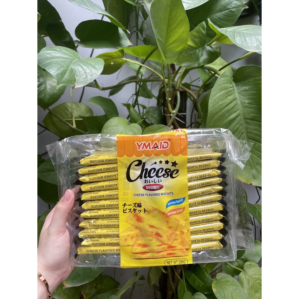 Bánh Quy Hong Kong Ymaid Vị Phô Mai Cheese Flavor (Gói 288g)