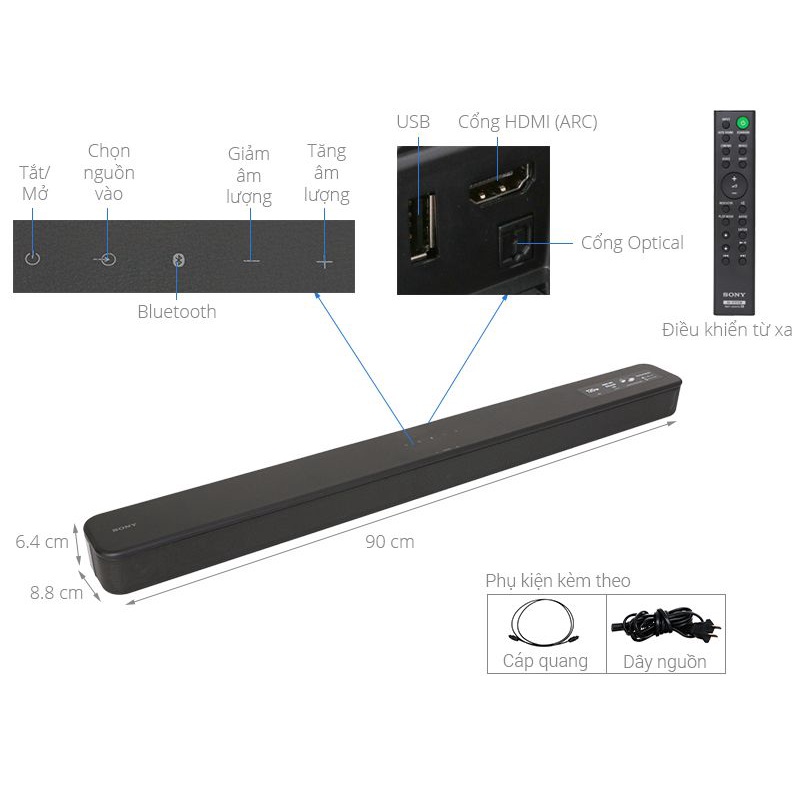 Loa thanh soundbar Sony HT - S100F