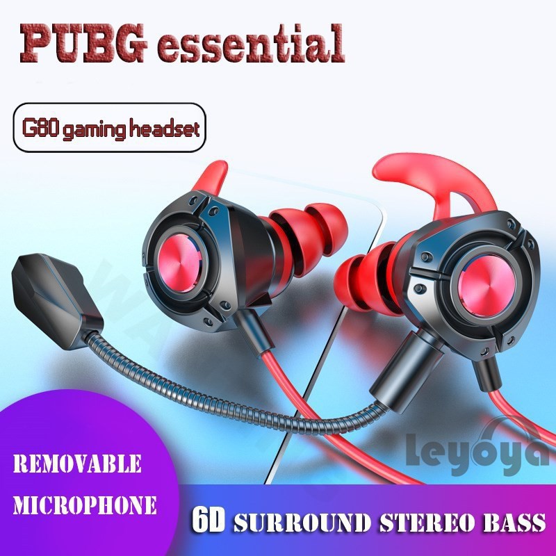 Tai nghe chơi game Leyoya G80 chống ồn chuyên dụng mobile