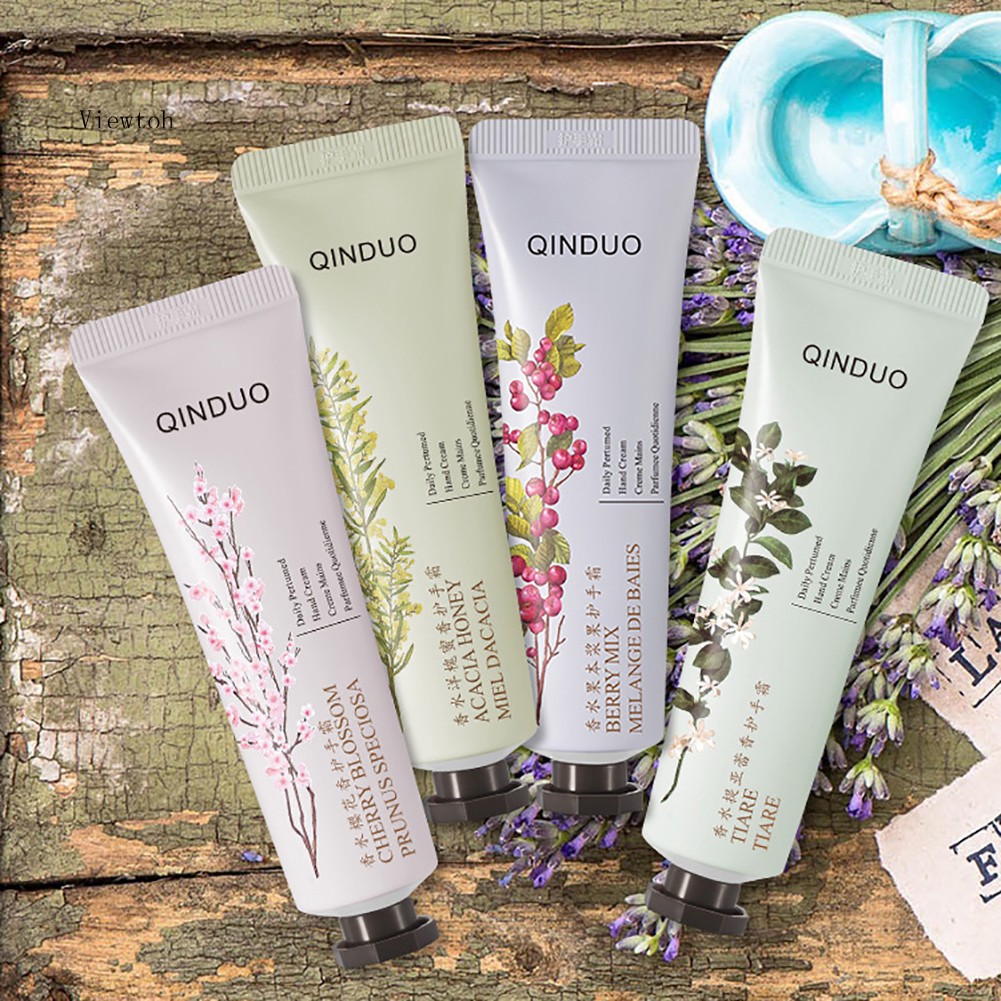 Kem dưỡng da tay QINDUO mịn màng chống nứt nẻ khô da giúp dưỡng ẩm cho nữ