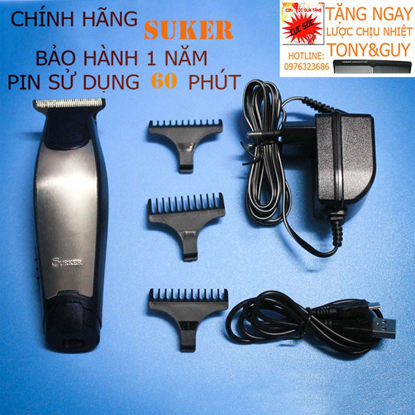 Tông Đơ Cắt Tóc Cao Cấp Suker 5801 Chính Hãng Suker Máy Cực Êm Khỏe