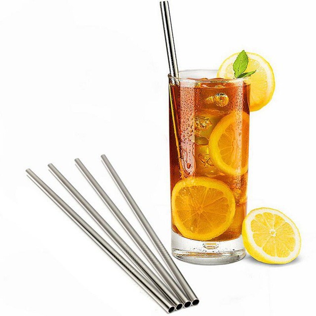 Set 2 Ống Hút Inox 304 Kèm Cọ Rửa Thân Thiện Môi Trường 2241 Sỉ Lẻ Gia Dụng 88
