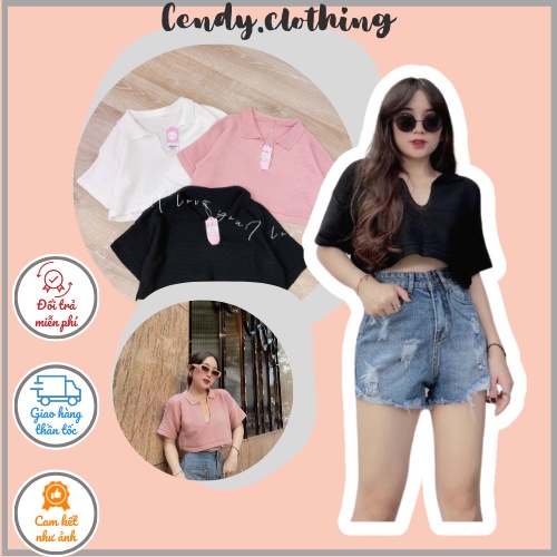 [Hàng Cao Cấp Loại 1 + Ảnh Thật] - Áo CropTop Cổ Khoét CendyClothing - CD058