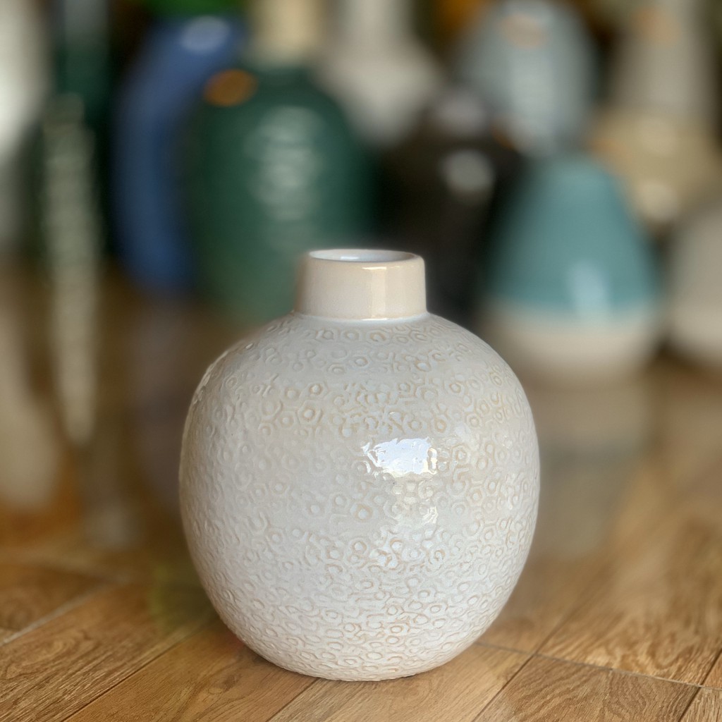 Bình Hoa Gốm Sứ Xuất Dư Mỹ Thuật Trang Trí