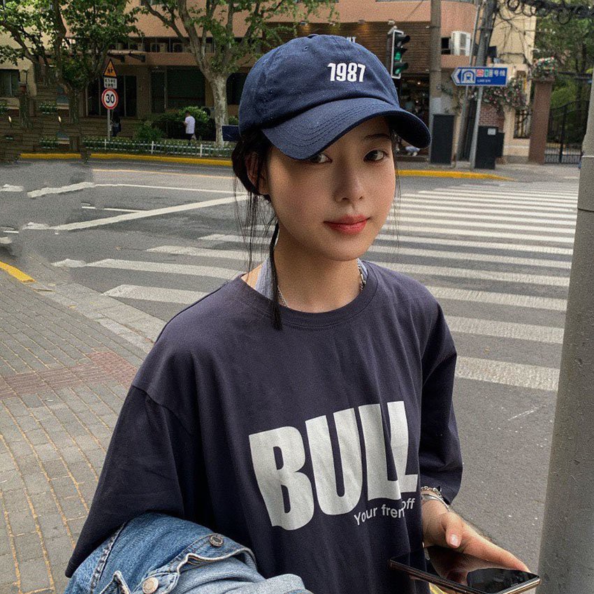 Mũ lưỡi trai nón kết thêu 1987 nhiều màu đa dạng phong cách