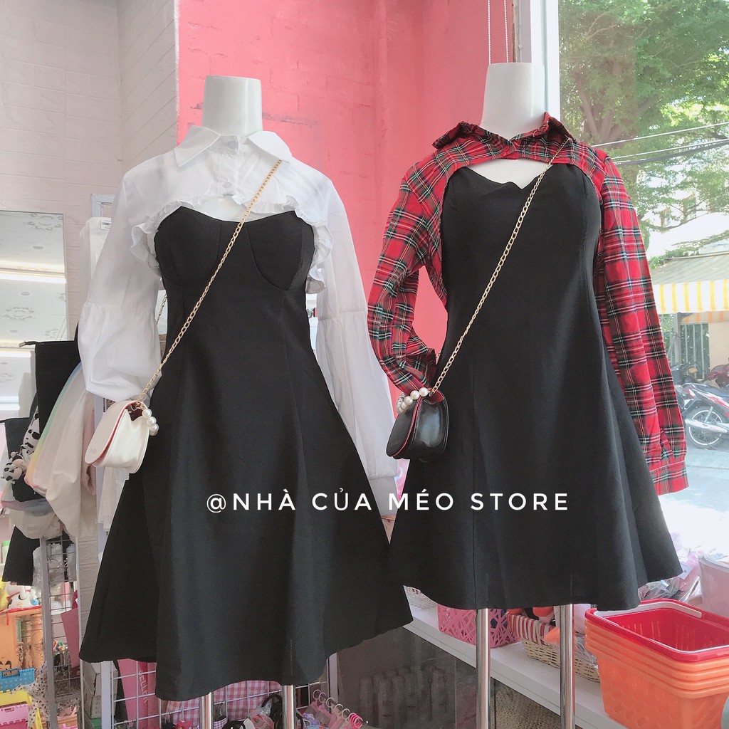 Đầm yếm phong cách dễ thương giá siêu rẻ  [NHÀ CỦA MÉO STORE]