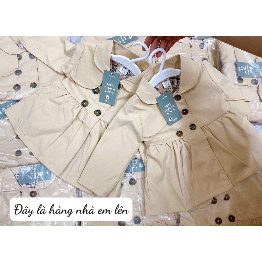 ⚡BÁN SỈ⚡Áo Kaki màu be né gái form 9-24kg