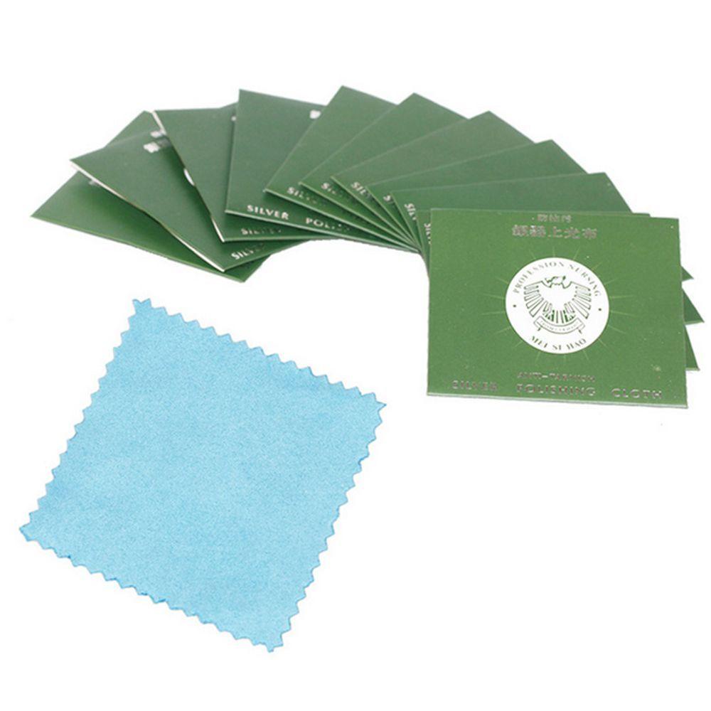Set 5 Khăn Lau Bạch Kim Chống Xỉn Màu 8 * 8cm