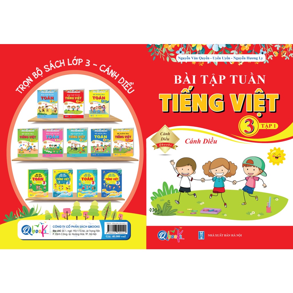 Sách - Bài Tập Tuần Toán Và Tiếng Việt Lớp 3 Học Kì 1 - Sách Cánh Diều