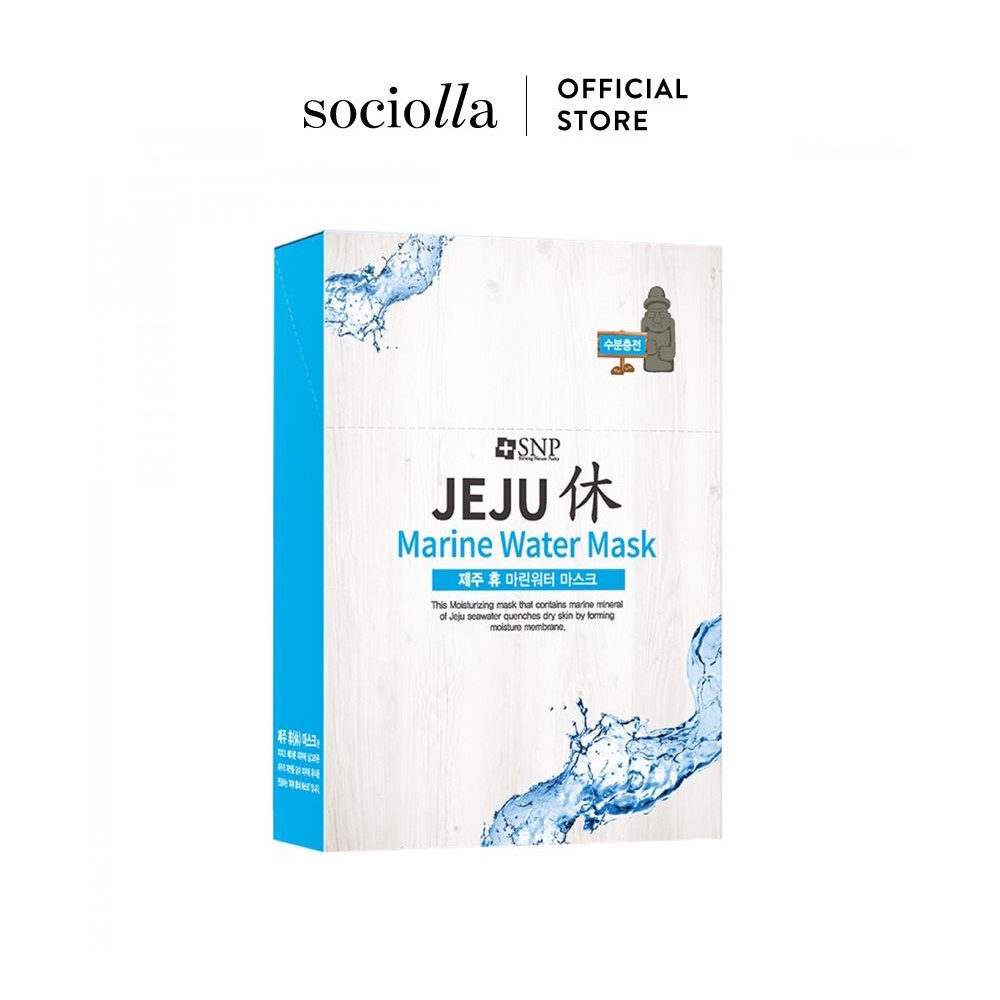 Mặt Nạ Cấp Ẩm Nước Biển Sâu SNP Jeju Rest Marine Water Mask 25 ml