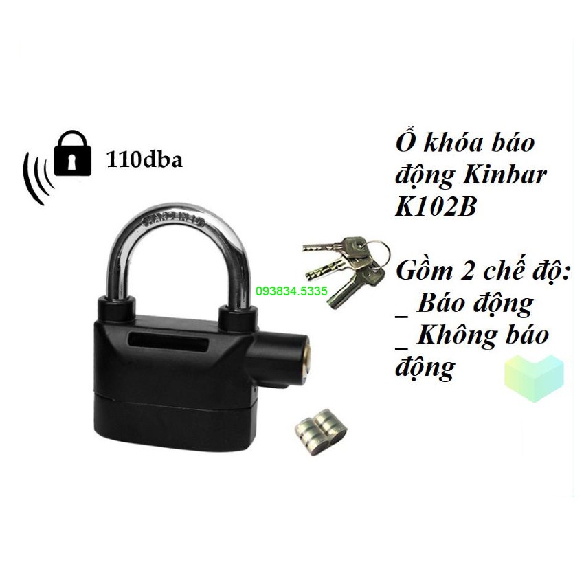 Ổ khóa Báo Động chống trộm thông minh - An toàn, dễ dùng, khóa cửa thông minh
