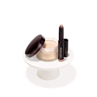 Set makeup Laura Mercier minisize (1 phấn phủ 5g + 1 nhũ mắt 1g)
