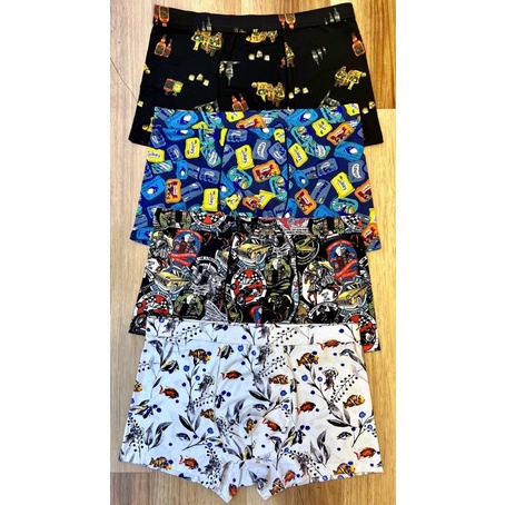 Boxer hoạ tiết quần sịp nam sexy thun lạnh free size Nô Store