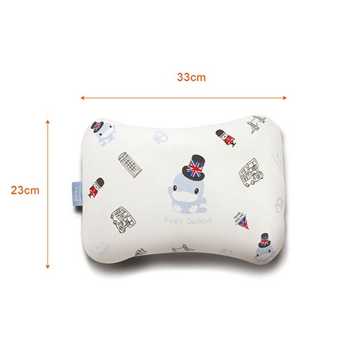 Gối nằm thoáng khí 3D cho bé KU.KU DUCKBILL Ku2086 (Size 23 x 33 cm)