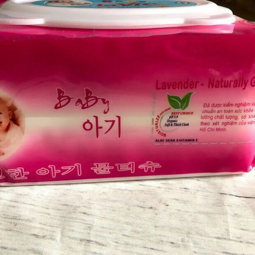Thùng khăn giấy ướt villa 125gr không mùi