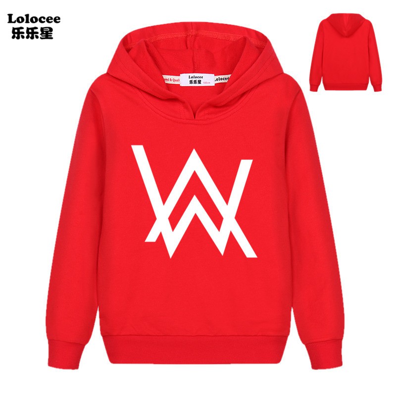 NEW Áo Hoodie Hip Hop In Biểu Tượng Dj Alan Walker Cho Bé 2020