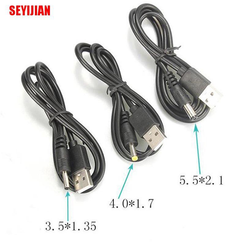 Dây Cáp Kết Nối Chuyển Đổi Cổng USB Sang Cổng 2.5 3.5 4.0 5.5mm 5V DC