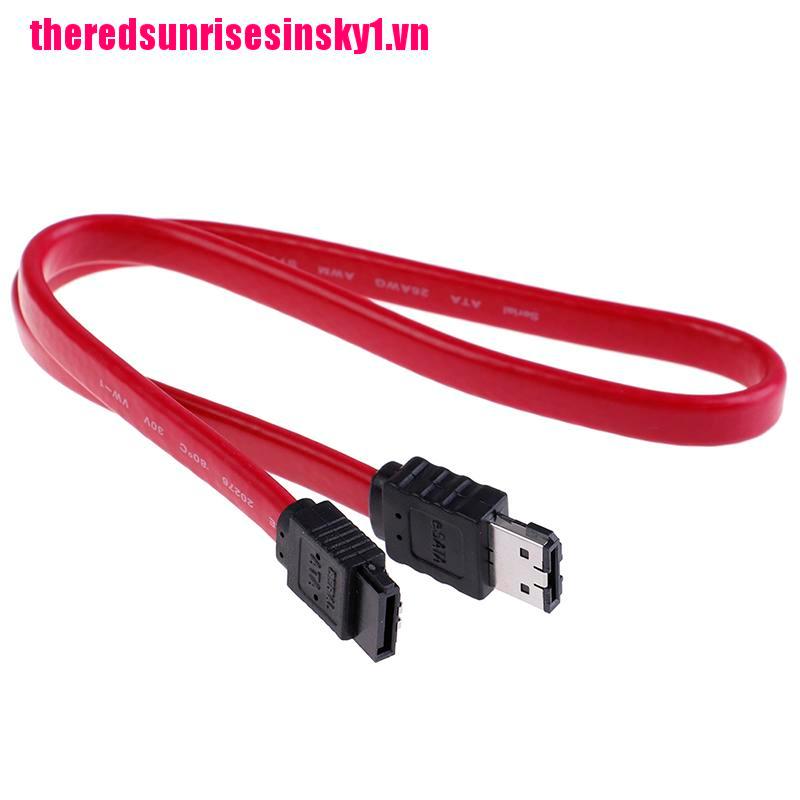 【3C】 1Pc ESATA to SATA Cable Adapter 7 Pin Male Convertidor Adaptor Cable