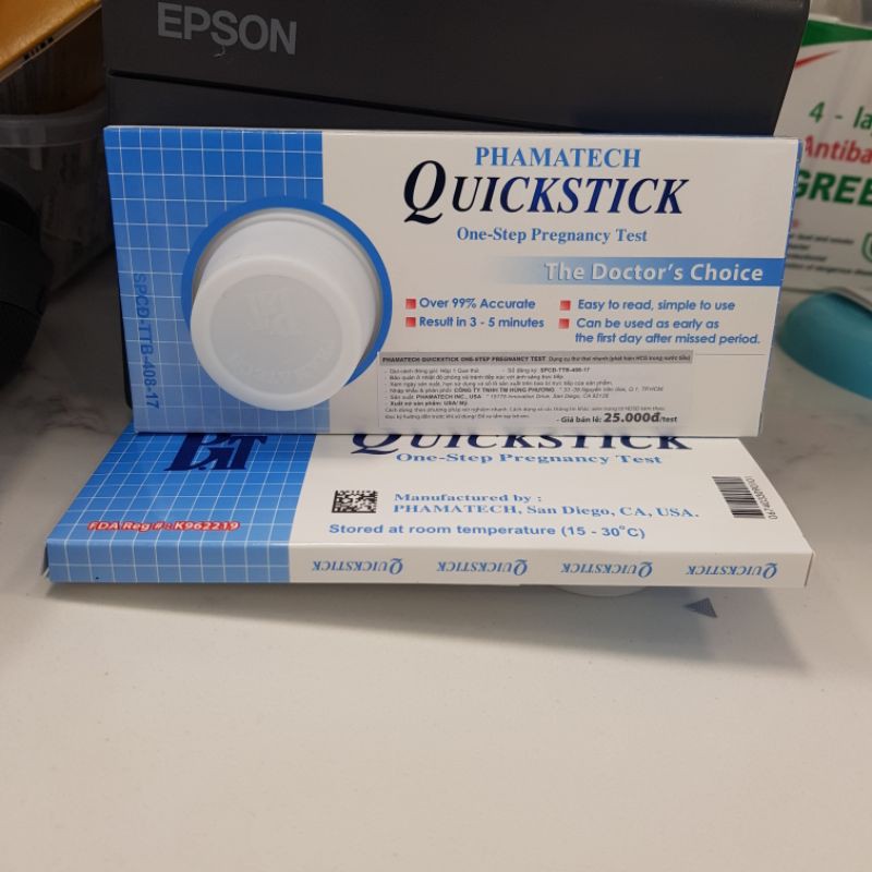 Que thử thai Quickstick