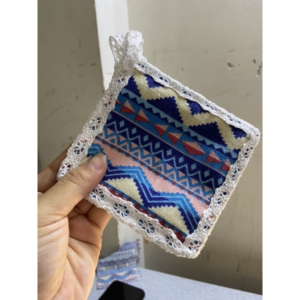 Cặp Nhắc Nồi Vải Bố Ren Siêu Cute