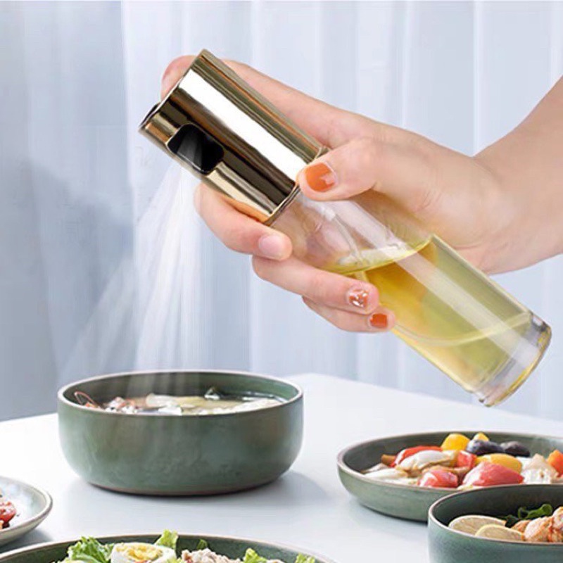 Bình xịt dầu ăn phun sương 100ml (chai thuỷ tinh)