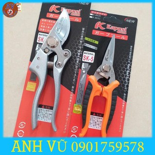 Bộ đôi kéo cắt tỉa cây cảnh Nhật Kapusi