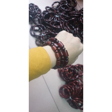 Vòng tay đốt trúc hương nâu