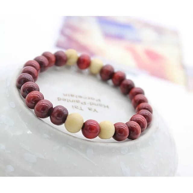 Vòng tay gỗ nhiều màu sẵn hàng