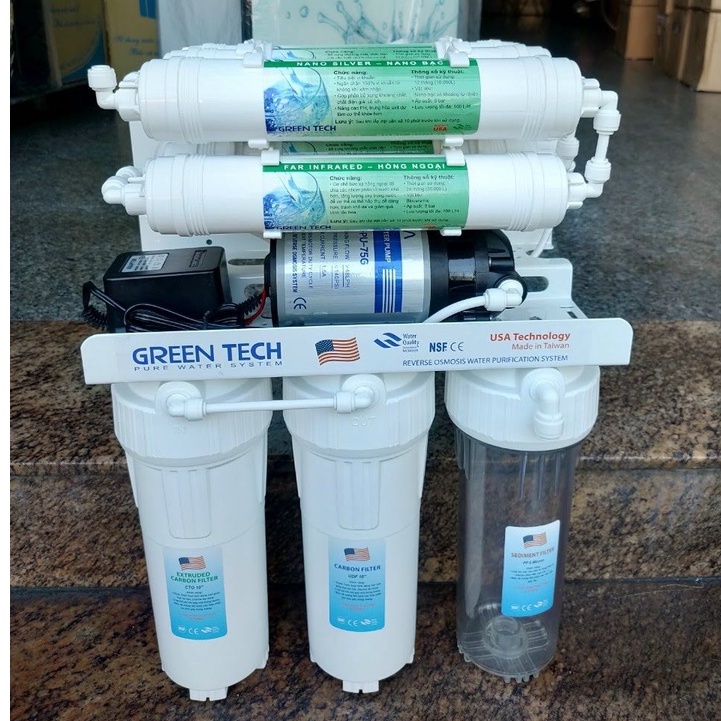Máy lọc nước RO GreenTech 10 cấp lọc chính hãng